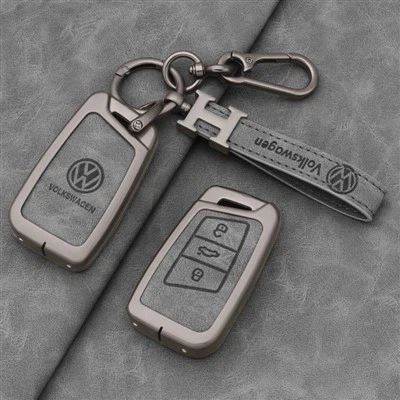Lederen VW Key FOB -dekking